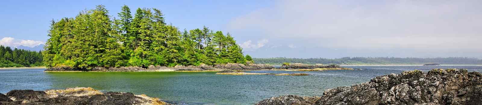 CAD-RM-FPW-LL Kanada Vancouver Island View from Long Beach in Pacific Rim National park