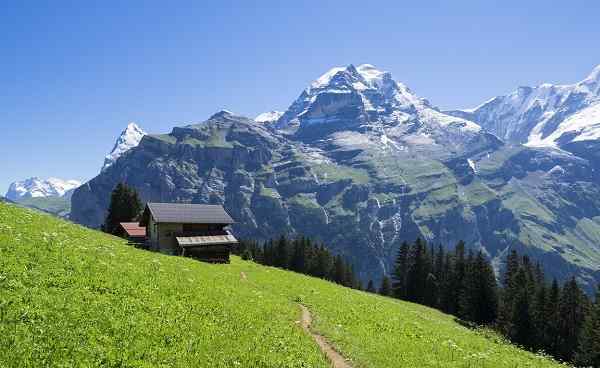 CH-MITTEL The North Face trail  Jungfrau region  Switzerland shutterstock 491795842