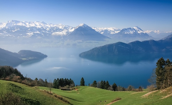CH-SCHOGGI Aerial view of Lucerne Switzerland 151344836