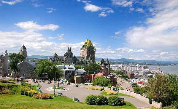 EAST-EXPRESS Kanada Quebec City View of old Quebec