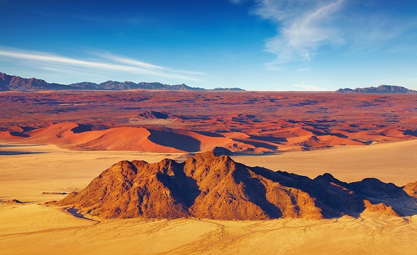 KL-STAMMVOELKER Namib Desert dunes of Sossusvlei aerial view 61768663