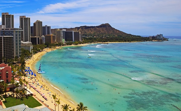 KL-USA-HAWAII-ENTDECKER Hawaii Honolulu waikiki Beach  30774235