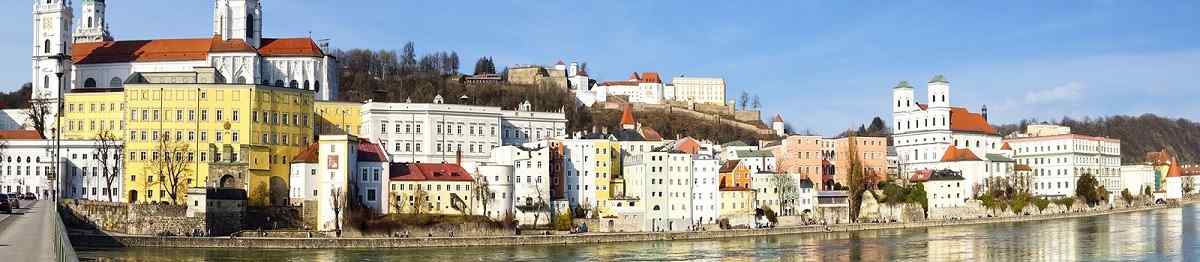 Radkreuzfahrt Passau Panorama