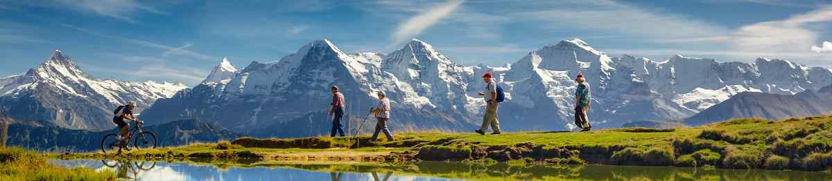 SLIDER Outdoor activities in the Swiss Alps  Bernese Oberland  Switzerland  519632857