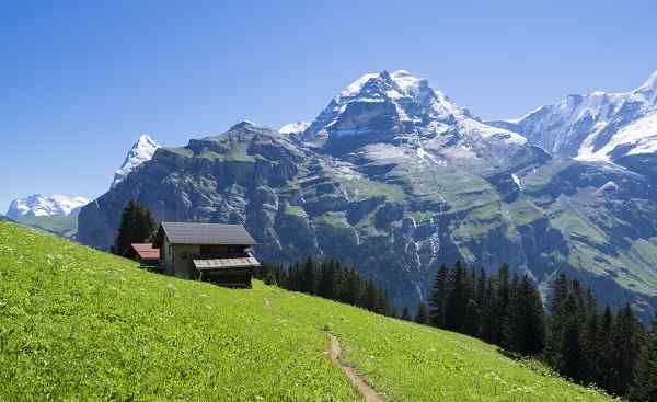 The North Face trail  Jungfrau region  Switzerland shutterstock 491795842