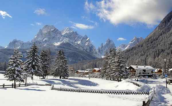 dolo-langlauf Italien Dolomiten Moos Fischleintal winter 133331963