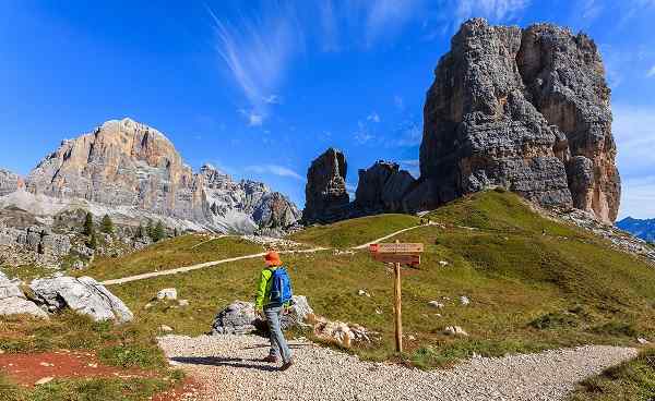 it-dolo-hoehenweg Italien Dolomiten wandern Cortina