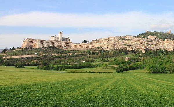 it-franziskus Panorama of Assisi Italy