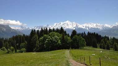 Mont Blanc West - Französische und Schweizer Bergwelt